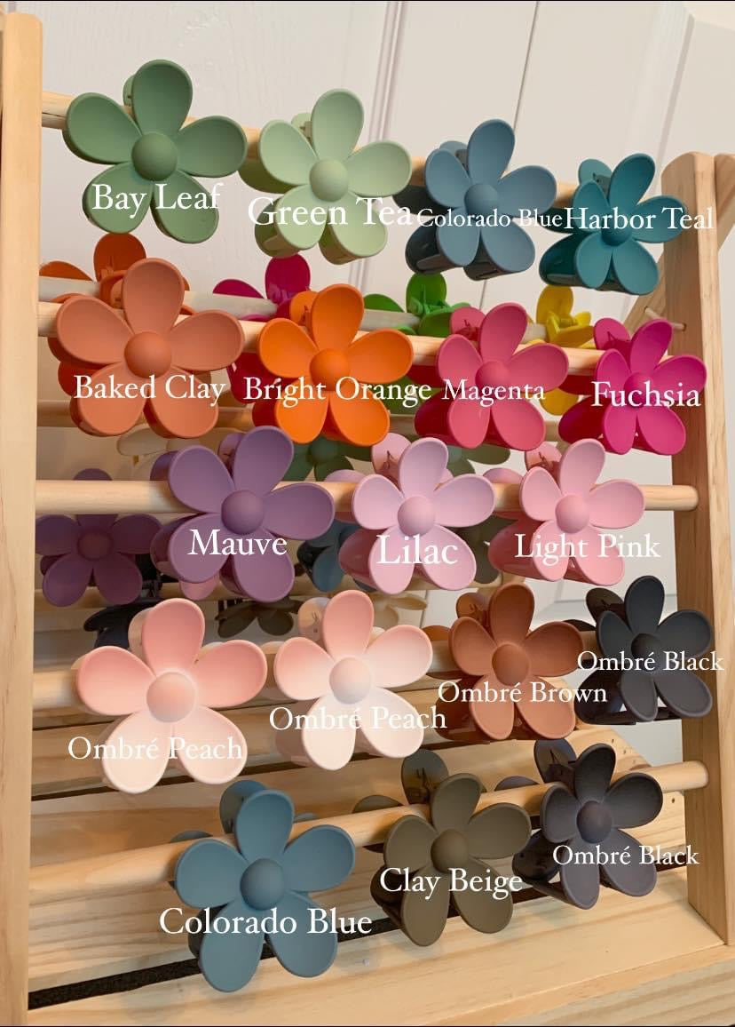 Jumbo Flower Hair Clips RGK RTS