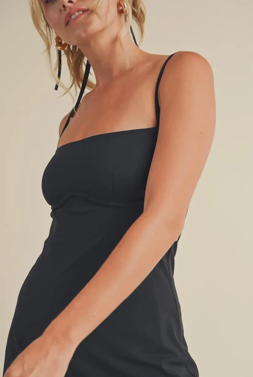 Black Sweetheart Dress RTS