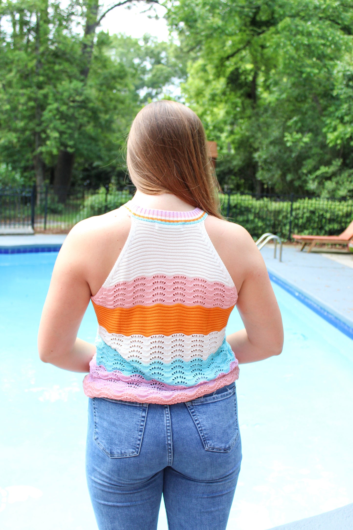 Striped Sweater Tank RTS