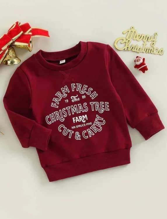 Christmas Tree Farm Toddler Crewneck RGK RTS