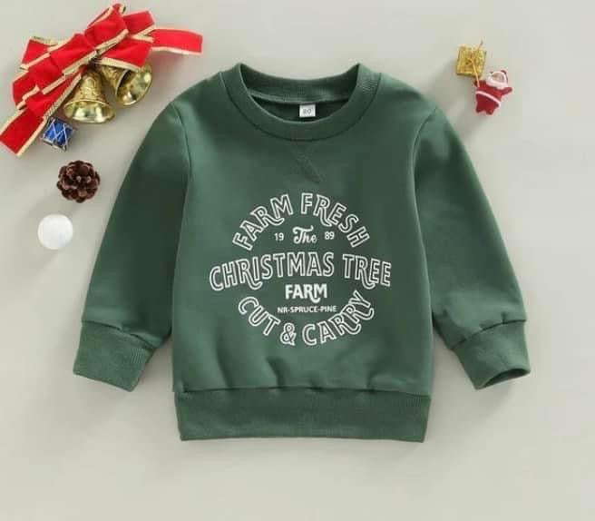 Christmas Tree Farm Toddler Crewneck RGK RTS