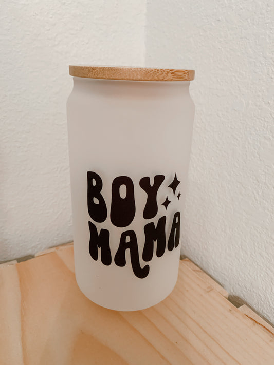 Boy Mama 16oz Glass RGK RTS