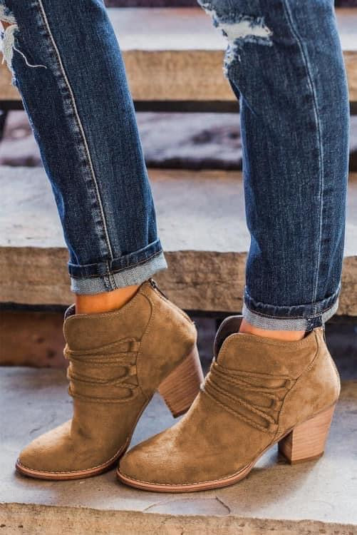 Brown Casual Booties RGK RTS