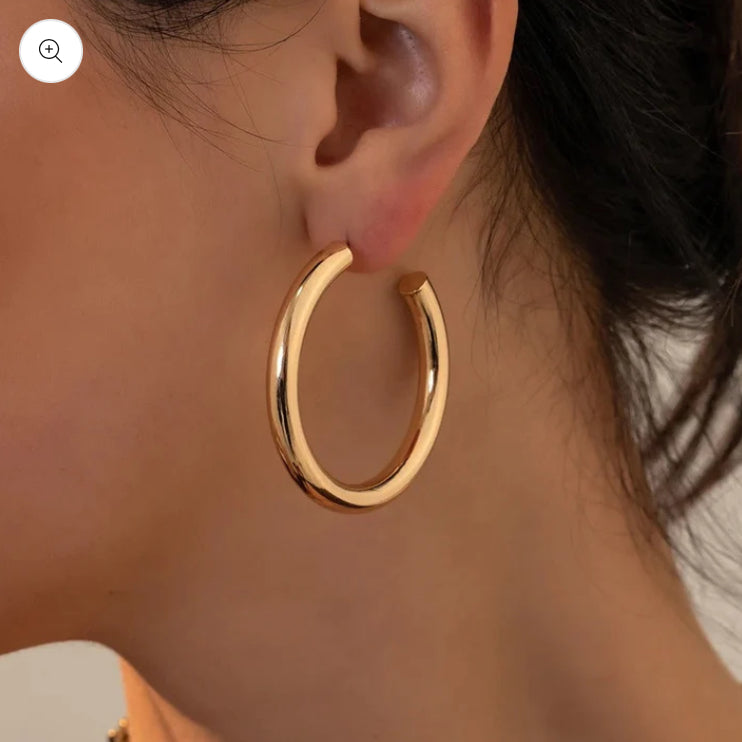 Gold Hoop Earrings RGK RTS