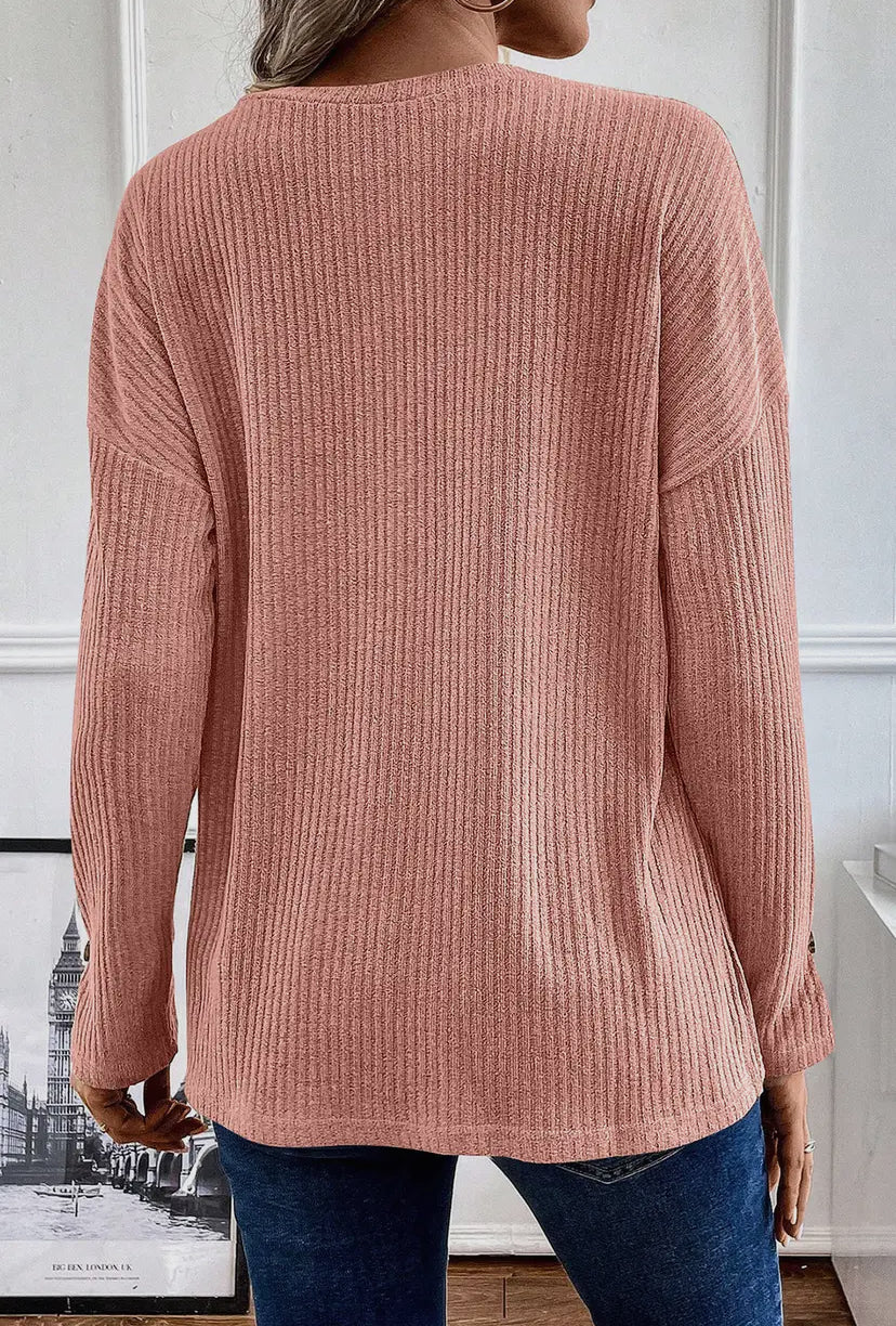 Rose Henley Top RGK RTS